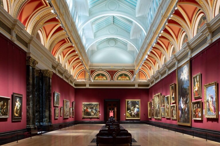 Museum gallery interior used as artwork on cur8.art